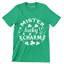 Mister Lucky Charm - St. Patrick's Day T-Shirt-Green-S-Custom One Express