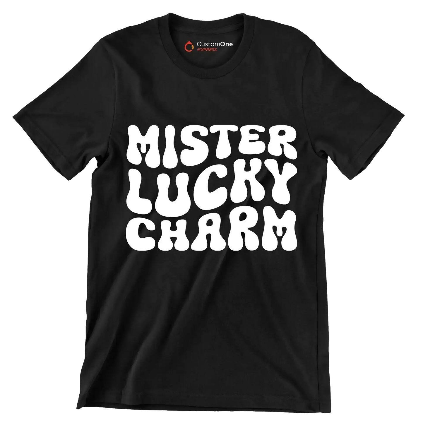 Mister lucky charm - St. Patrick's Day T-Shirt-Black-S-Custom One Express