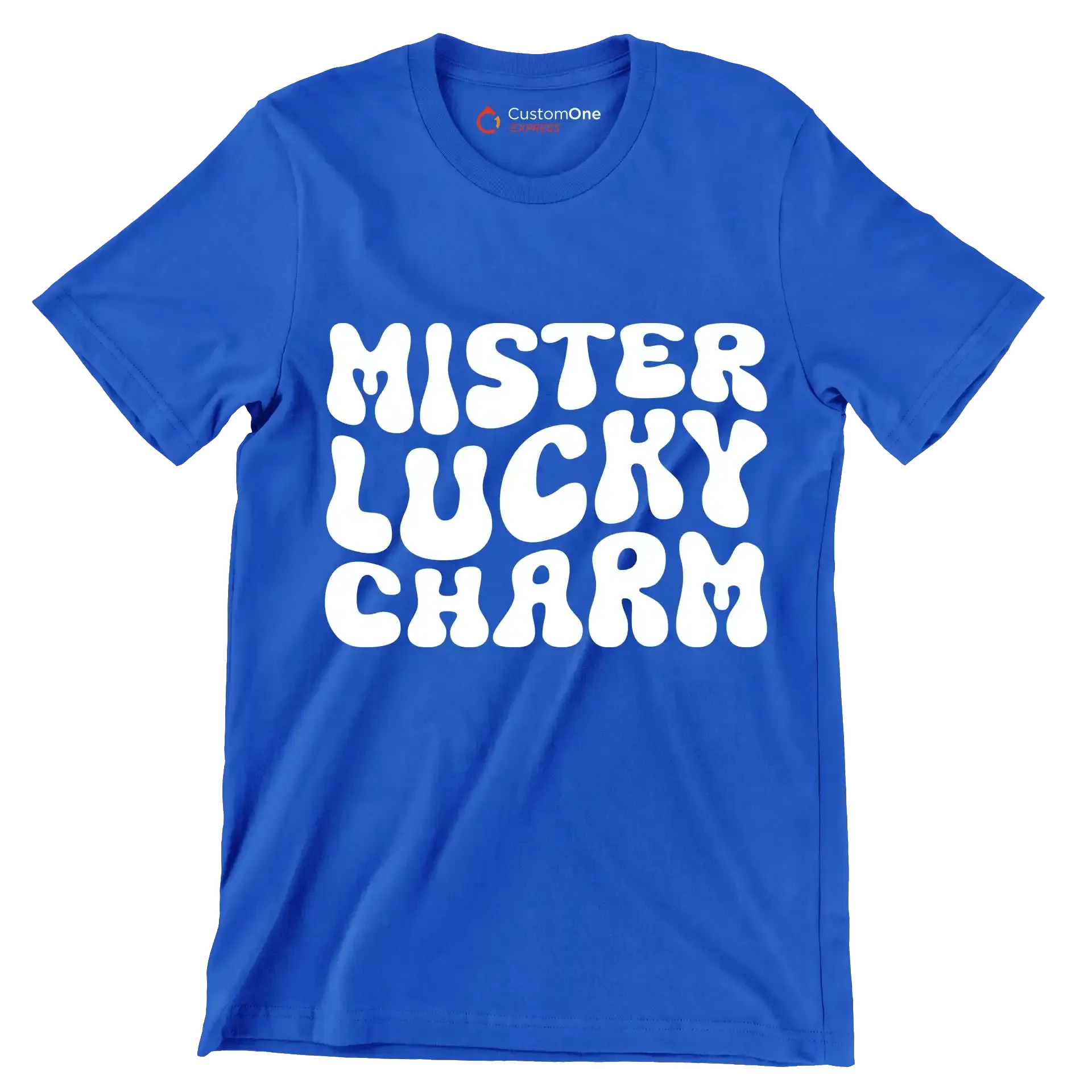 Mister lucky charm - St. Patrick's Day T-Shirt-Blue-S-Custom One Express