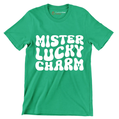 Mister lucky charm - St. Patrick's Day T-Shirt-Green-S-Custom One Express