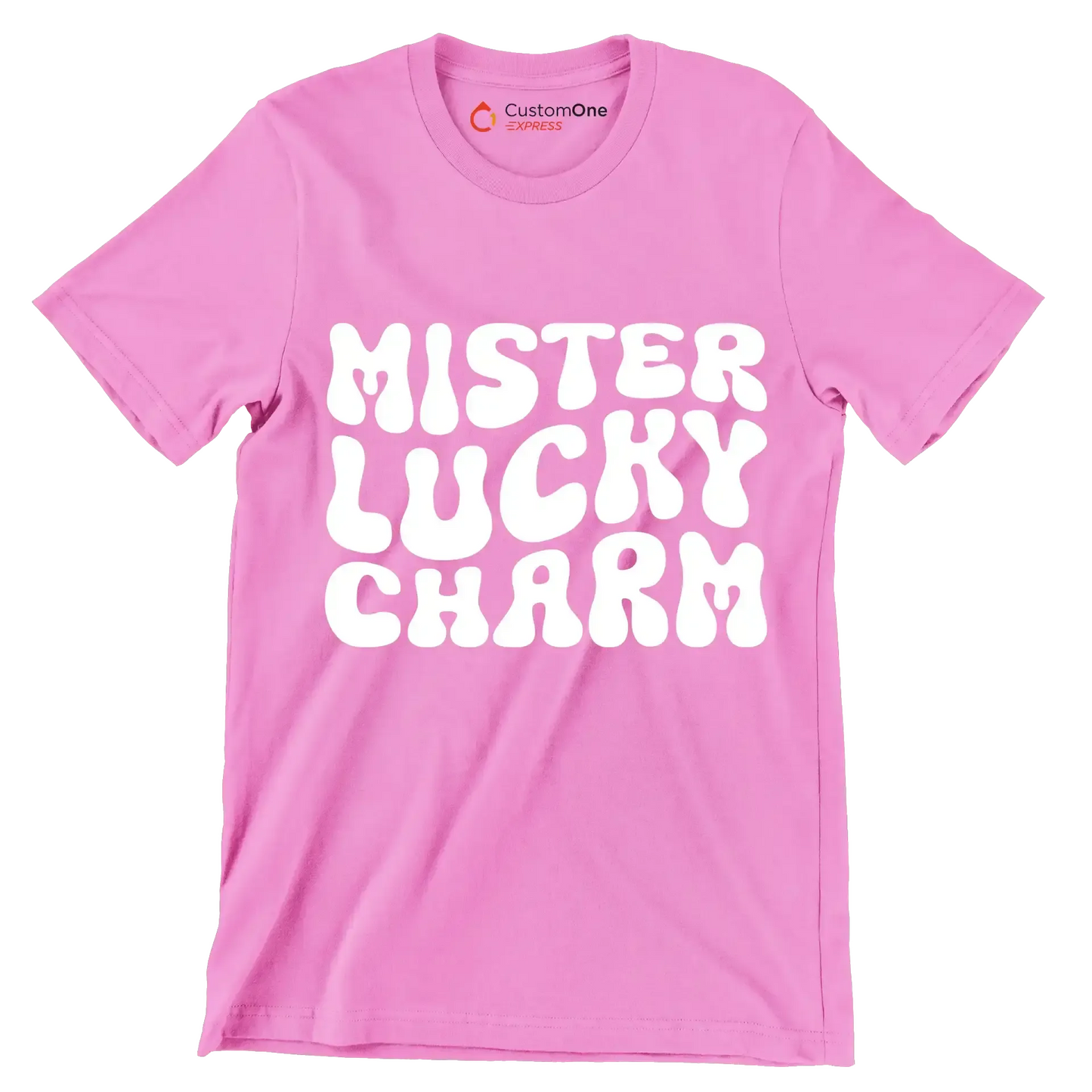 Mister lucky charm - St. Patrick's Day T-Shirt-Pink-S-Custom One Express