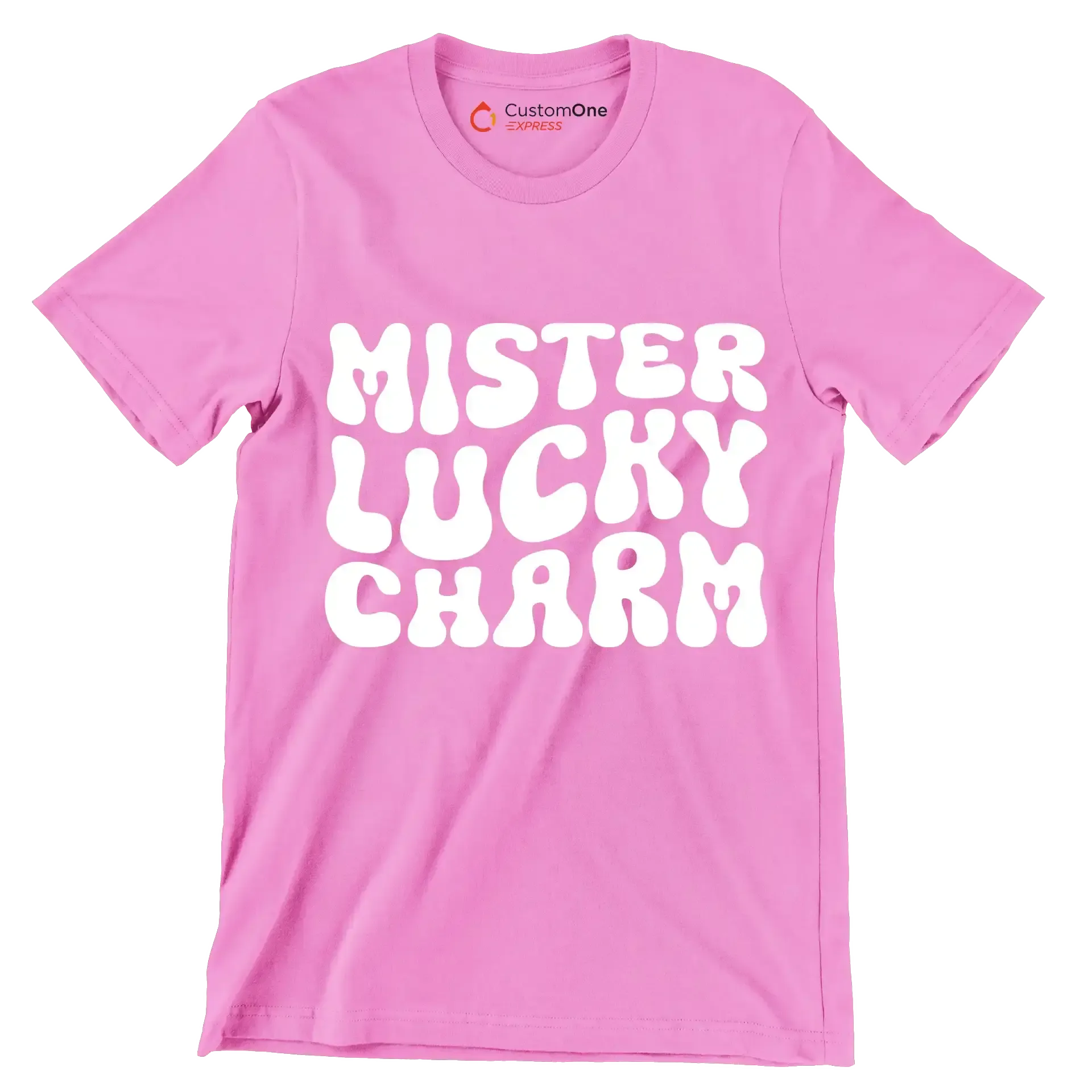 Mister lucky charm - St. Patrick's Day T-Shirt-Pink-S-Custom One Express