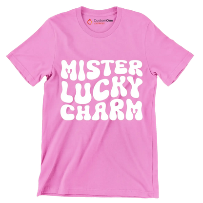 Mister lucky charm - St. Patrick's Day T-Shirt-Pink-S-Custom One Express