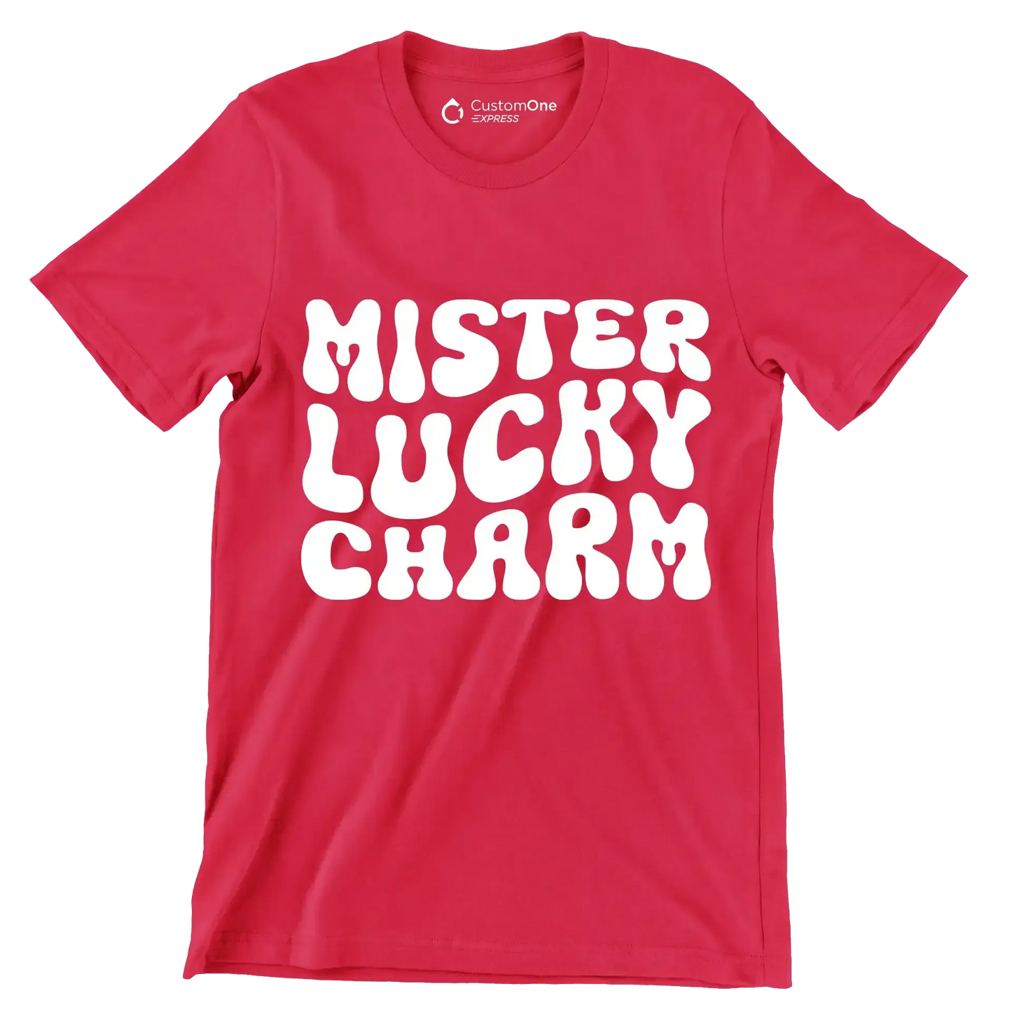 Mister lucky charm - St. Patrick's Day T-Shirt-Red-S-Custom One Express
