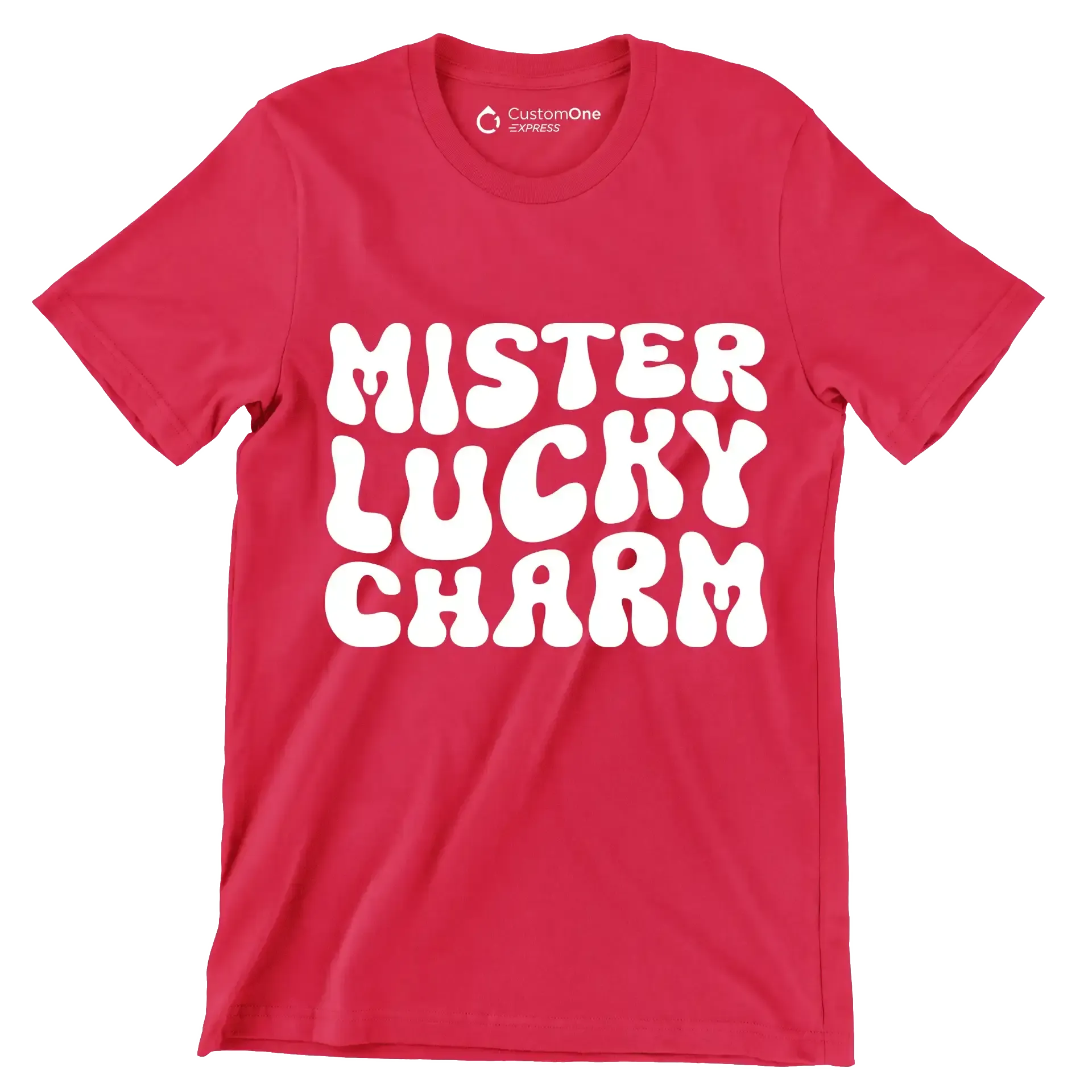 Mister lucky charm - St. Patrick's Day T-Shirt-Red-S-Custom One Express