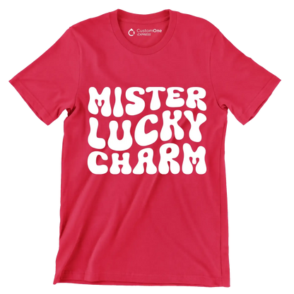 Mister lucky charm - St. Patrick's Day T-Shirt-Red-S-Custom One Express