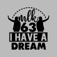 Mlk 63 I have a dream - Martin Luther King T-Shirt-Blue-S-Custom One Express