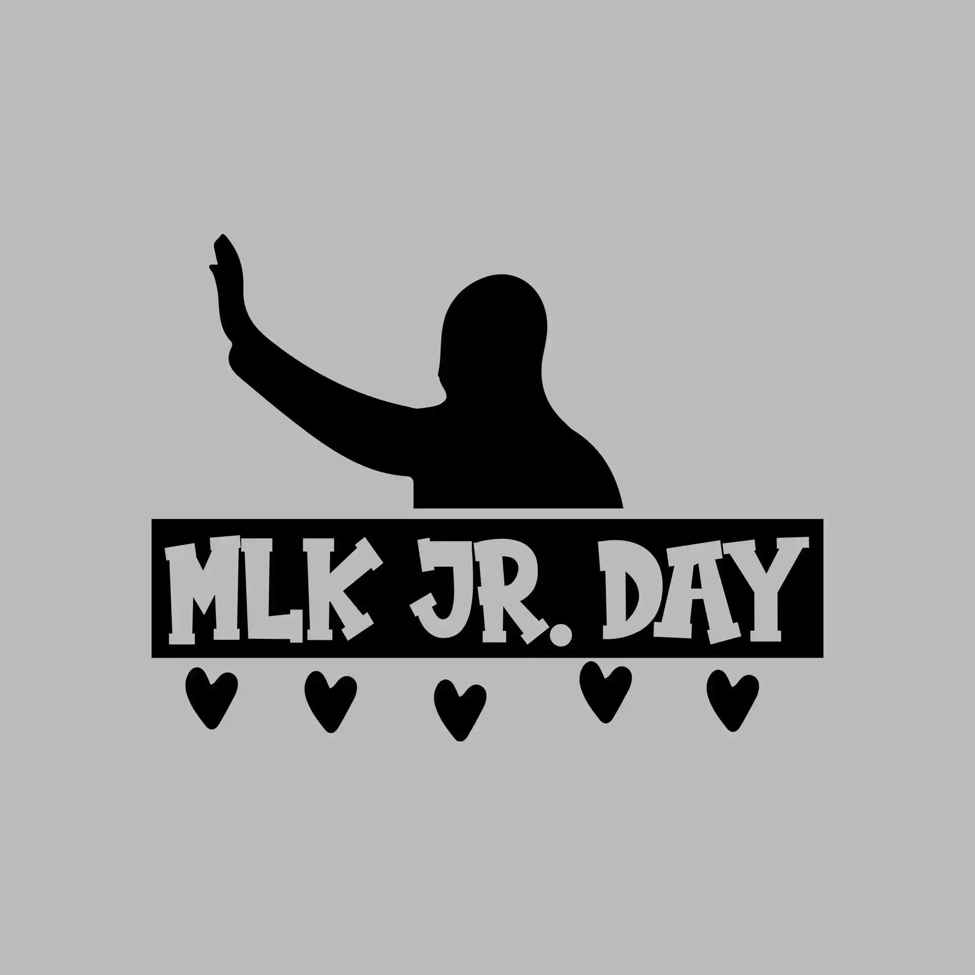 Mlk Jr. Day - Martin Luther King T-Shirt-Blue-S-Custom One Express