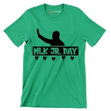 Mlk Jr. Day - Martin Luther King T-Shirt-Green-S-Custom One Express