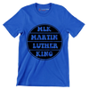 Mlk Martin Luther King - Martin Luther King T-Shirt-Blue-S-Custom One Express