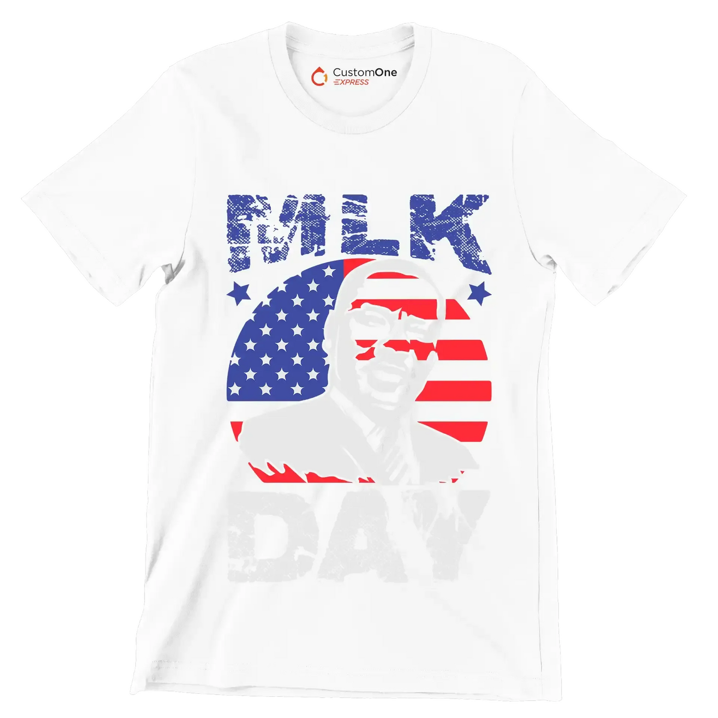 Mlk day - Martin Luther King T-Shirt-White-S-Custom One Express