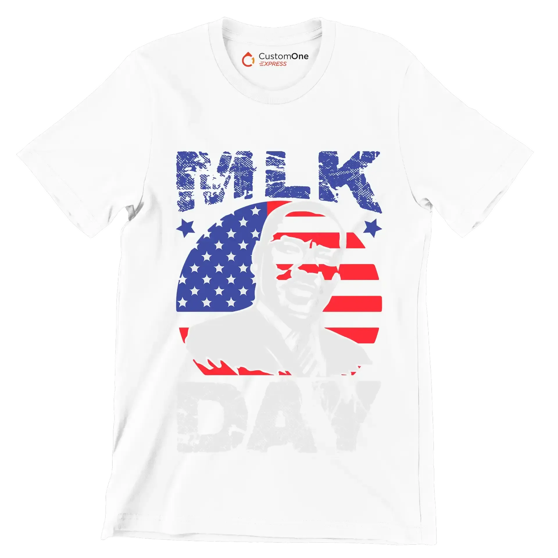 Mlk day - Martin Luther King T-Shirt-White-S-Custom One Express