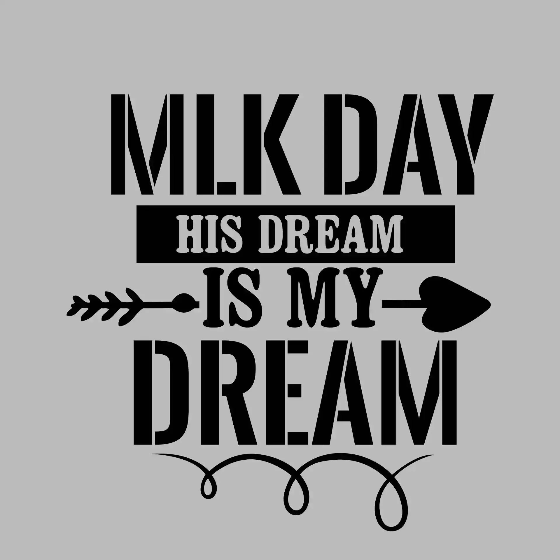 Mlk day his dream is my dream - Martin Luther King T-Shirt-Blue-S-Custom One Express