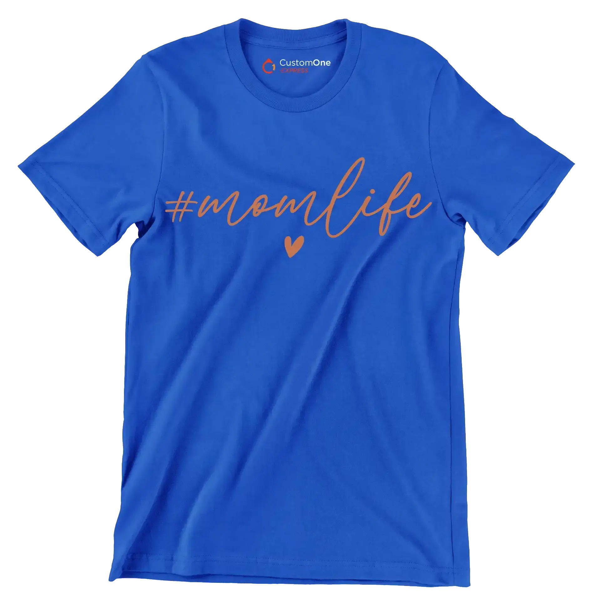 Mom Life - Mother’s Day T-Shirt-Blue-S-Custom One Express