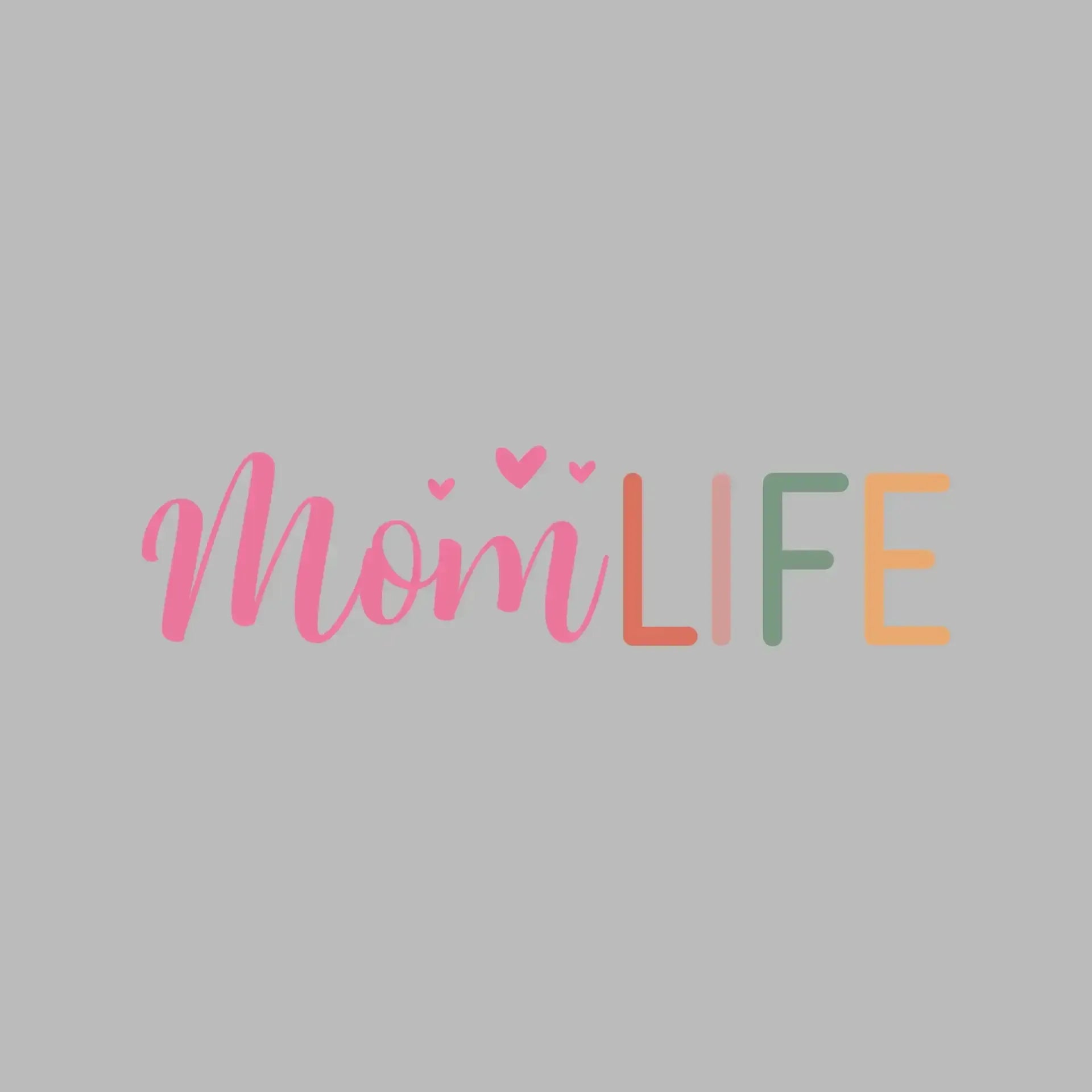 Mom Life - Mother’s Day T-Shirt-Black-S-Custom One Express