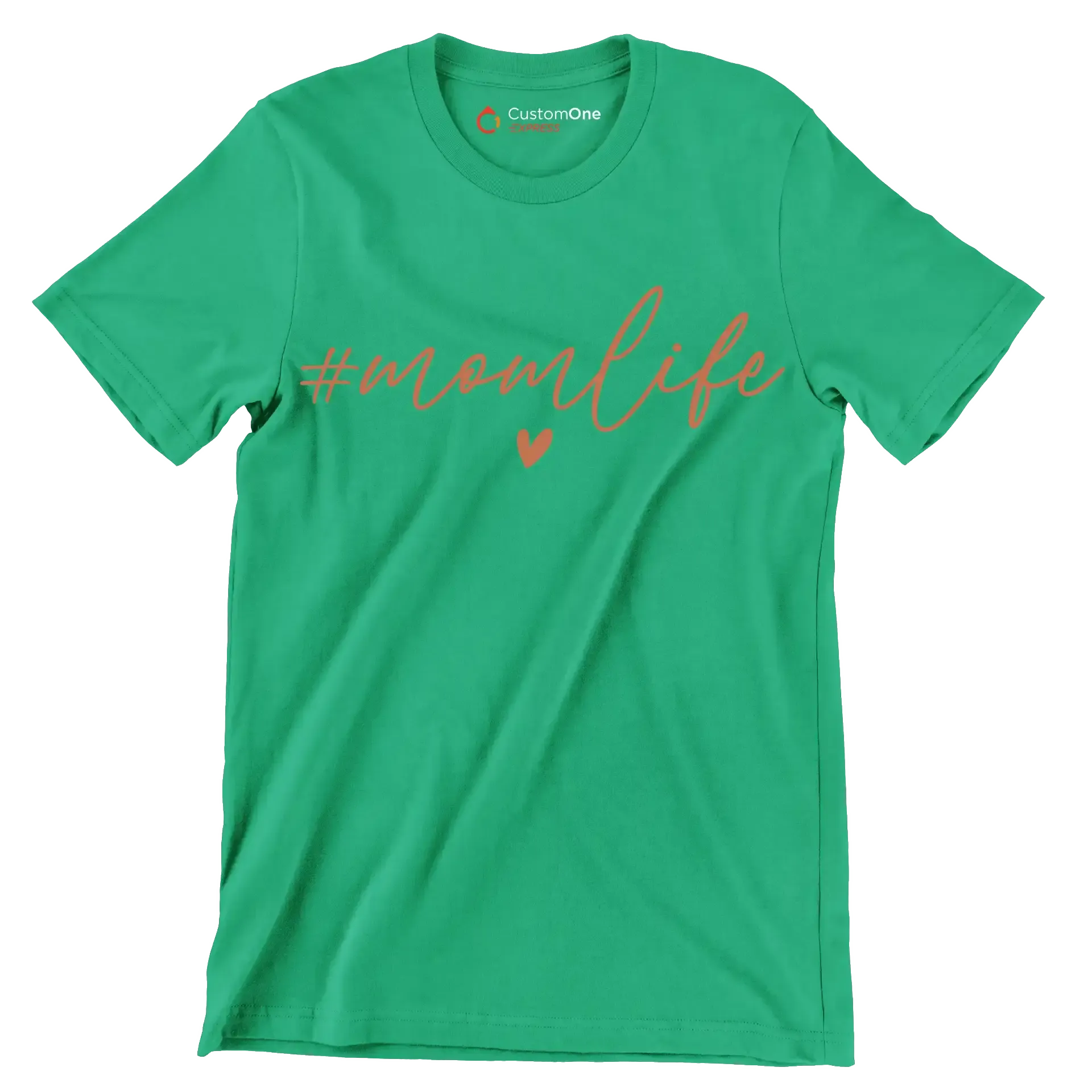 Mom Life - Mother’s Day T-Shirt-Green-S-Custom One Express