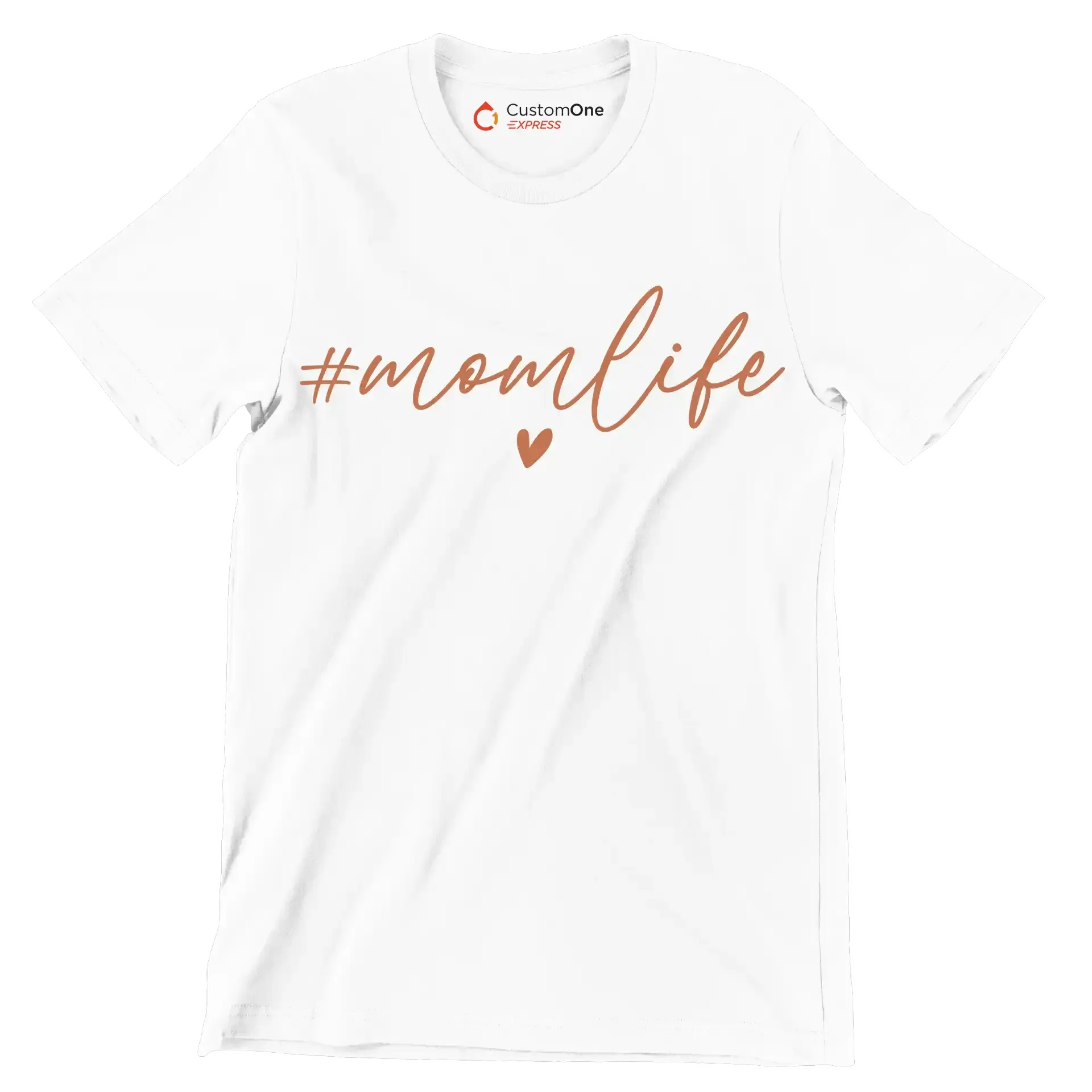 Mom Life - Mother’s Day T-Shirt-White-S-Custom One Express