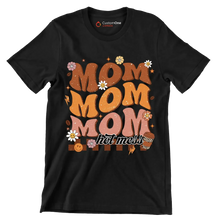Mom Mom Mom - Mother’s Day T-Shirt-Black-S-Custom One Express