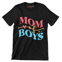 Mom Of Boy - Mother’s Day T-Shirt-Black-S-Custom One Express