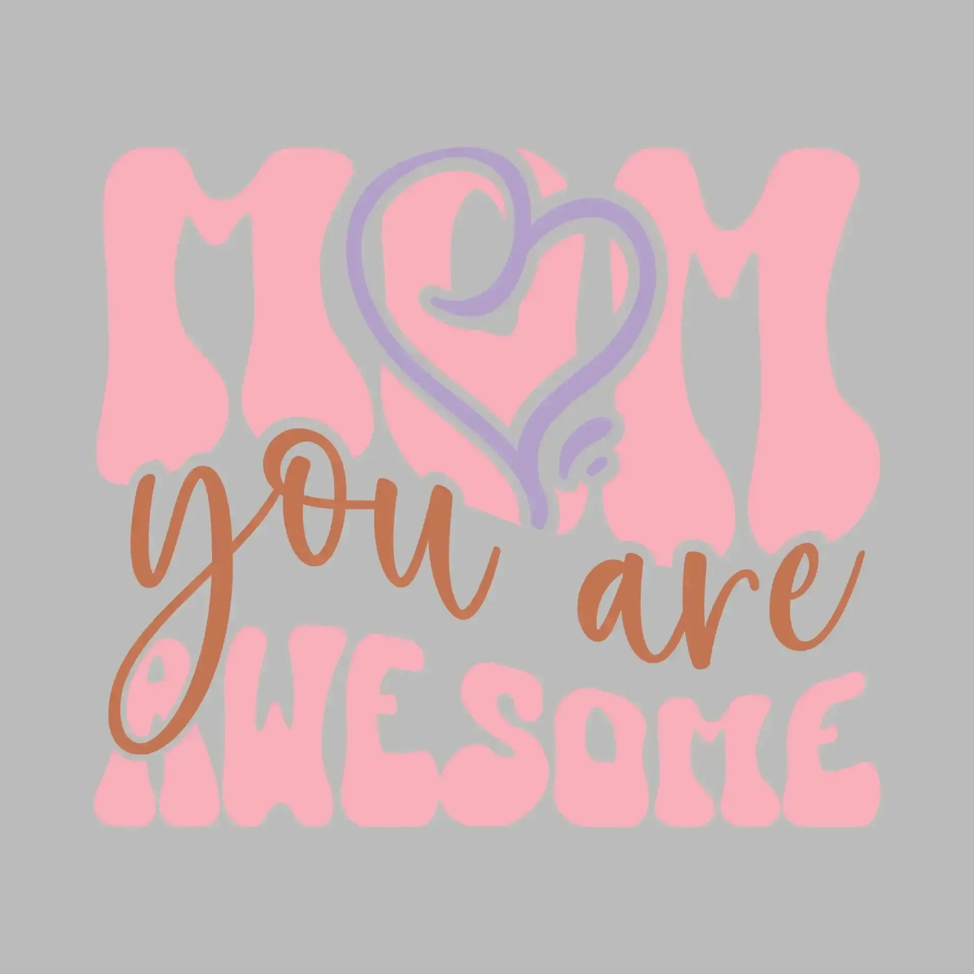 Mom You Are Awesome - Mother’s Day T-Shirt-Black-S-Custom One Express