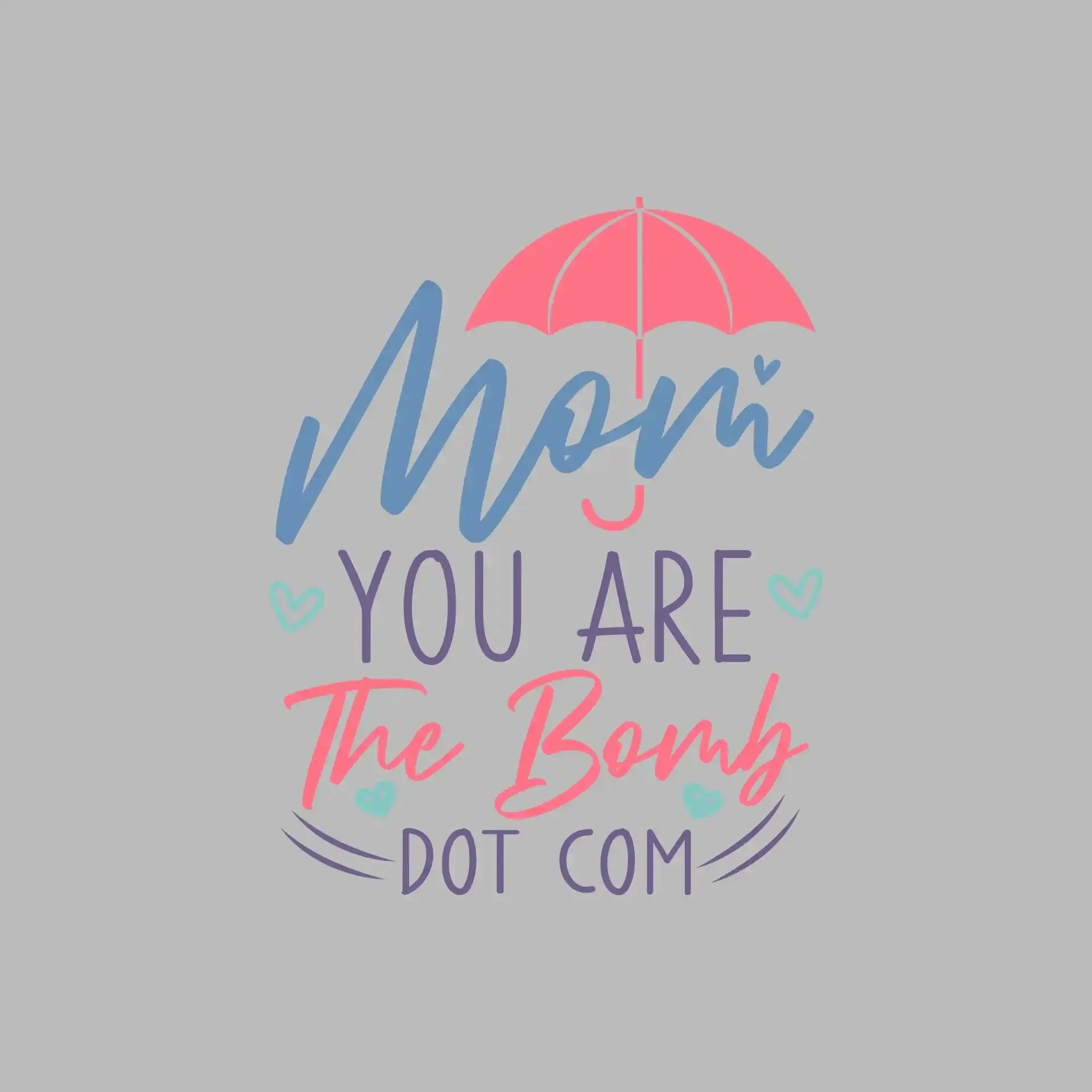 Mom You Are The Bomb Dot Com - Mother’s Day T-Shirt-Black-S-Custom One Express