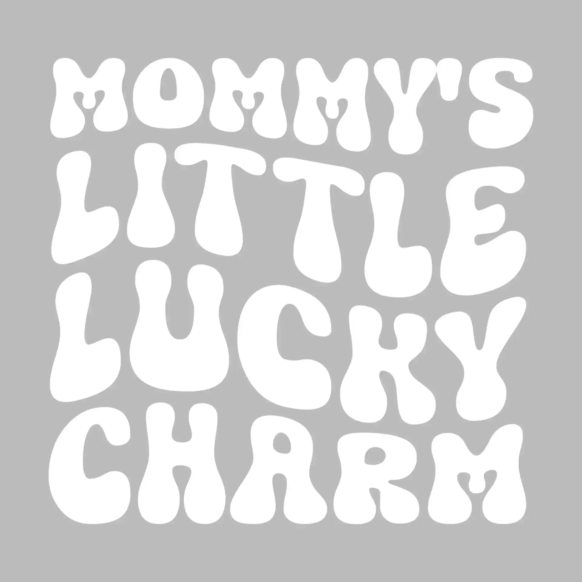 Mommy's Little Lucky Charm - St. Patrick's Day T-Shirt-Black-S-Custom One Express