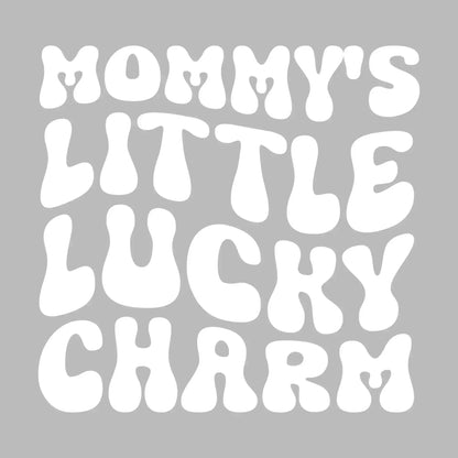 Mommy's Little Lucky Charm - St. Patrick's Day T-Shirt-Black-S-Custom One Express