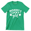 Mommy's Lucky Girl - St. Patrick's Day T-Shirt-Green-S-Custom One Express