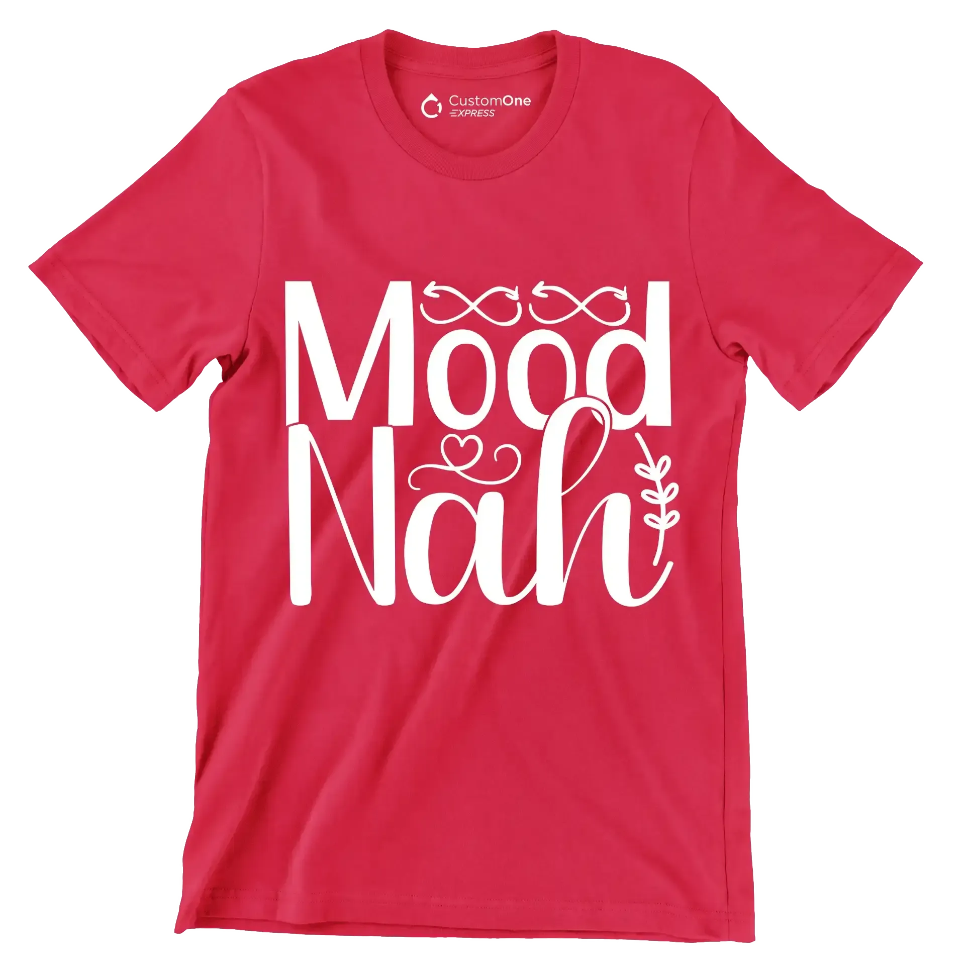Mood nah - Sarcasm Themed T-Shirt-Red-S-Custom One Express