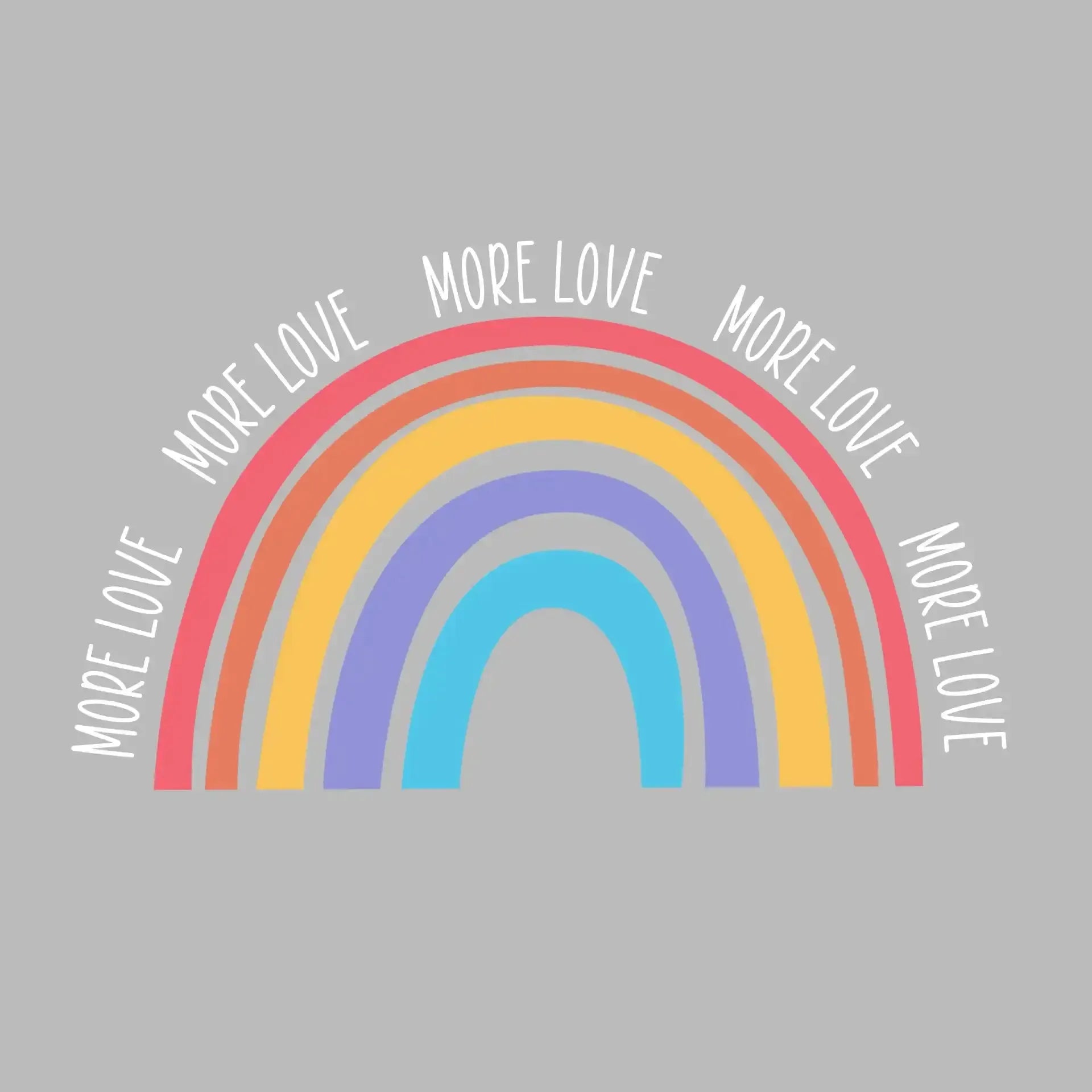 More Love - Motivational Themed T-Shirt-Black-S-Custom One Express
