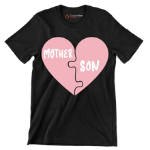 Mother Son - Mother’s Day T-Shirt-Black-S-Custom One Express