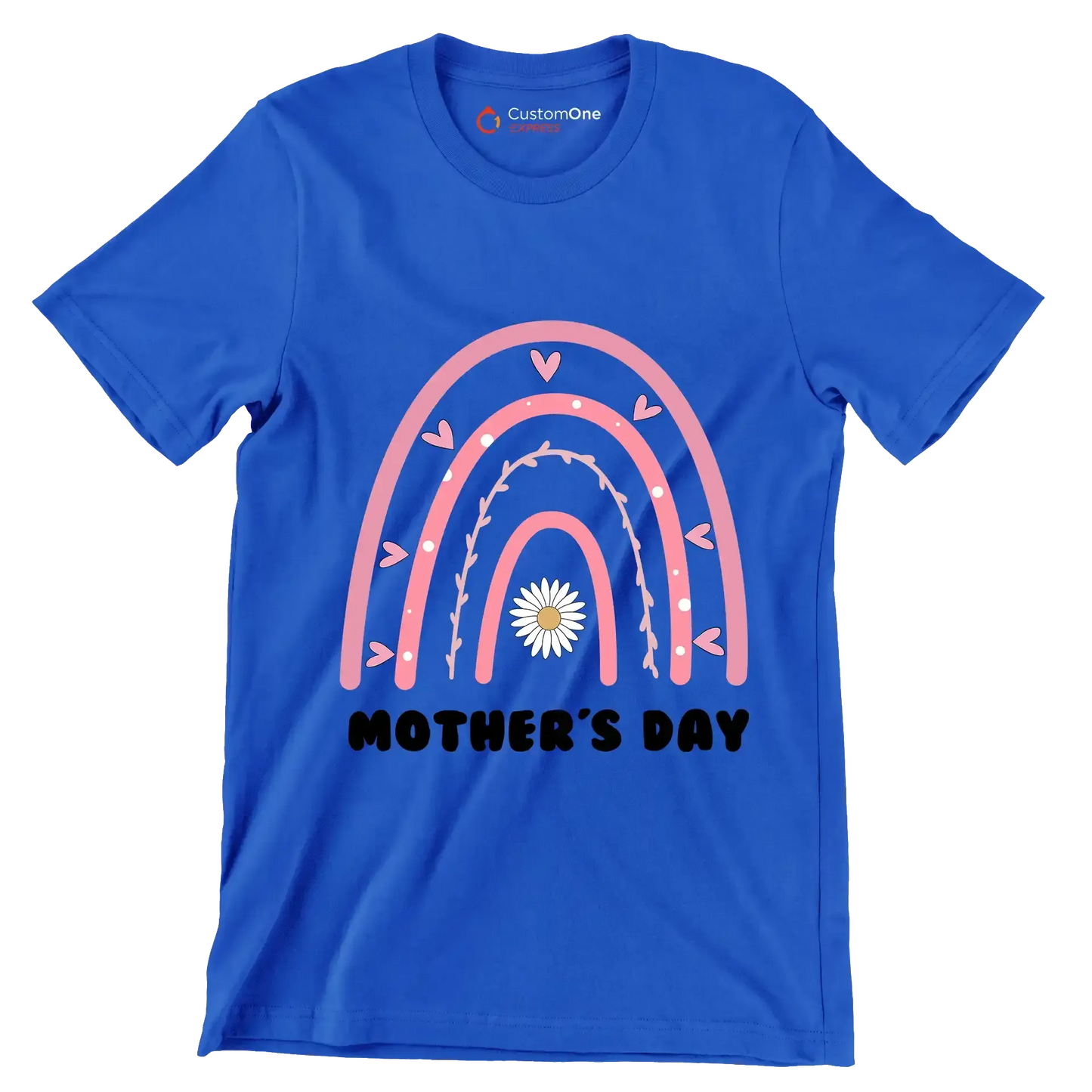 Mother's Day - Mother’s Day T-Shirt-Blue-Custom One Express