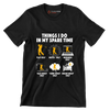 Motivational (50 Designs) - Golf Themed T-Shirt-Black-S-Custom One Express