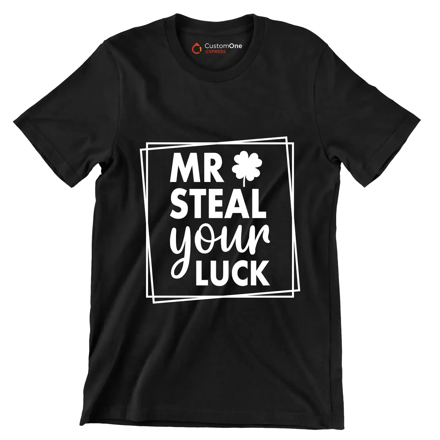 Mr Steal Your Luck - St. Patrick's Day T-Shirt-Black-S-Custom One Express