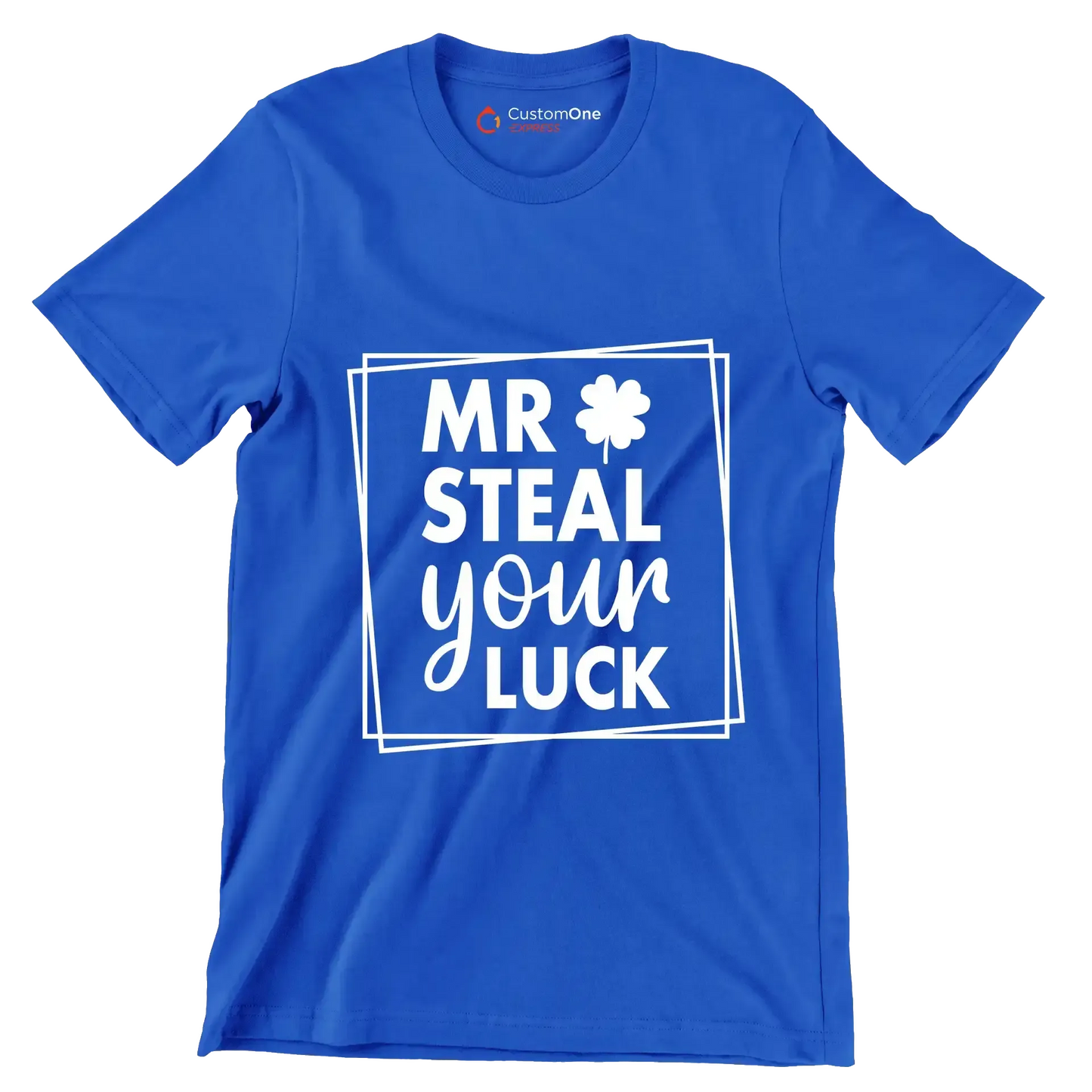 Mr Steal Your Luck - St. Patrick's Day T-Shirt-Blue-S-Custom One Express