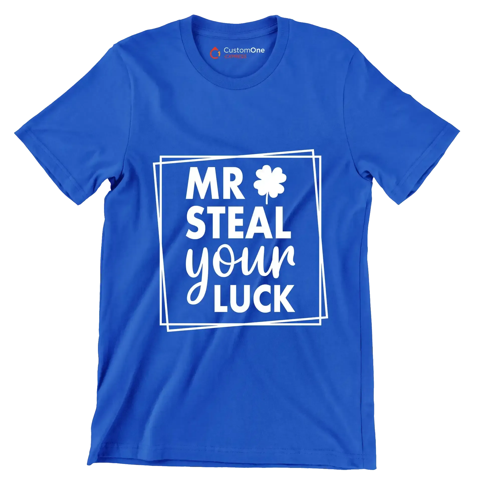 Mr Steal Your Luck - St. Patrick's Day T-Shirt-Blue-S-Custom One Express