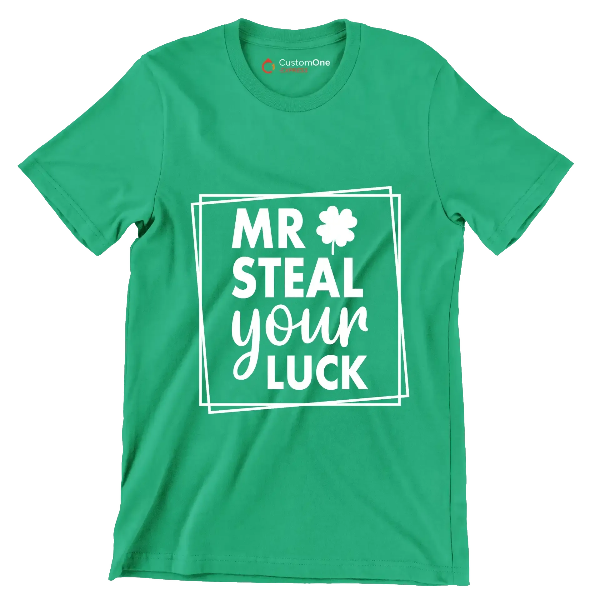 Mr Steal Your Luck - St. Patrick's Day T-Shirt-Green-S-Custom One Express