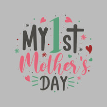 My 1st Mother's Day - Mother’s Day T-Shirt-Black-S-Custom One Express