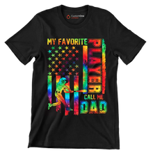 My Player Cell Me Dad - Father’s Day T-Shirt-Black-S-Custom One Express