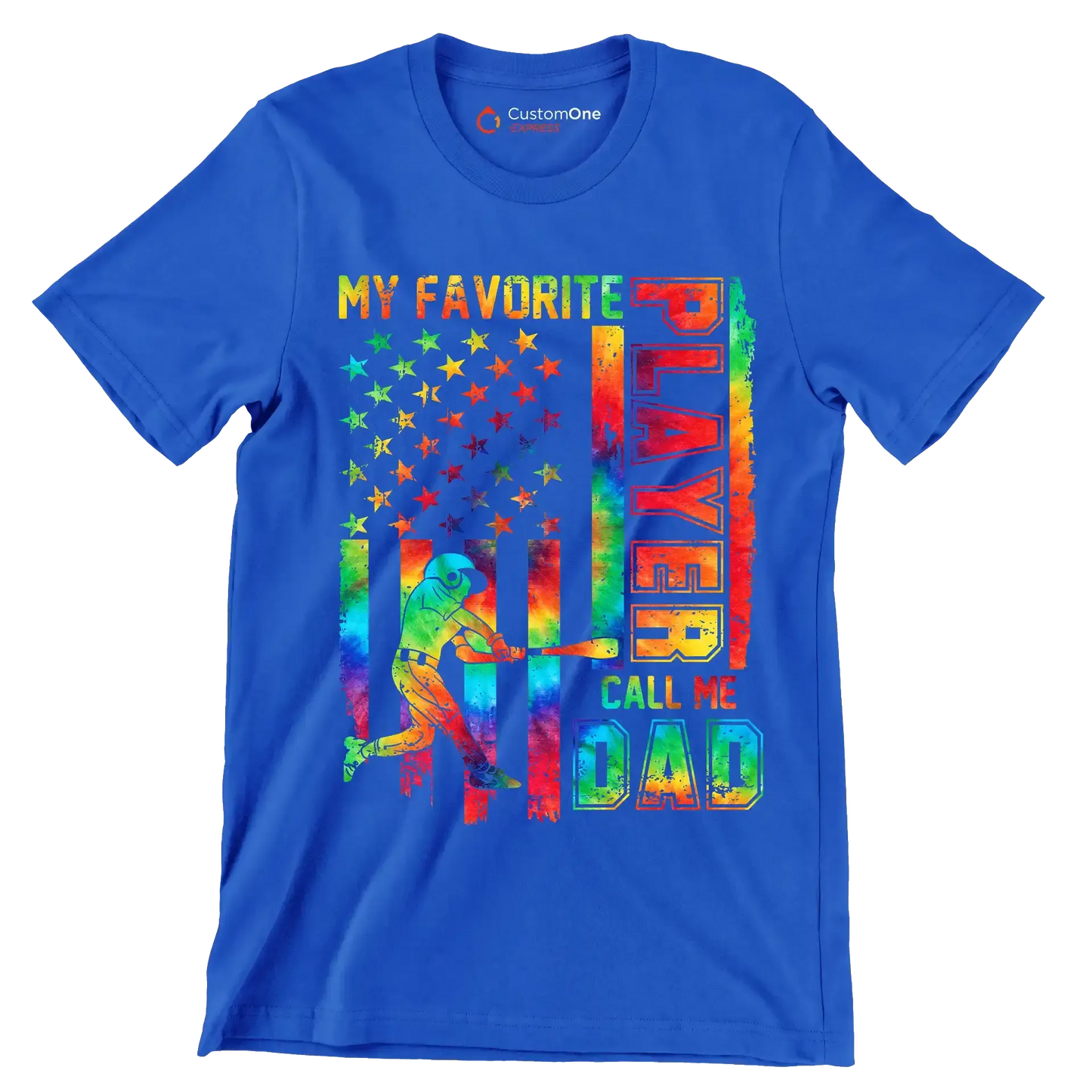 My Player Cell Me Dad - Father’s Day T-Shirt-Blue-S-Custom One Express