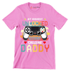 My highest unlocked achievement calls me daddy - Father’s Day T-Shirt-Pink-S-Custom One Express