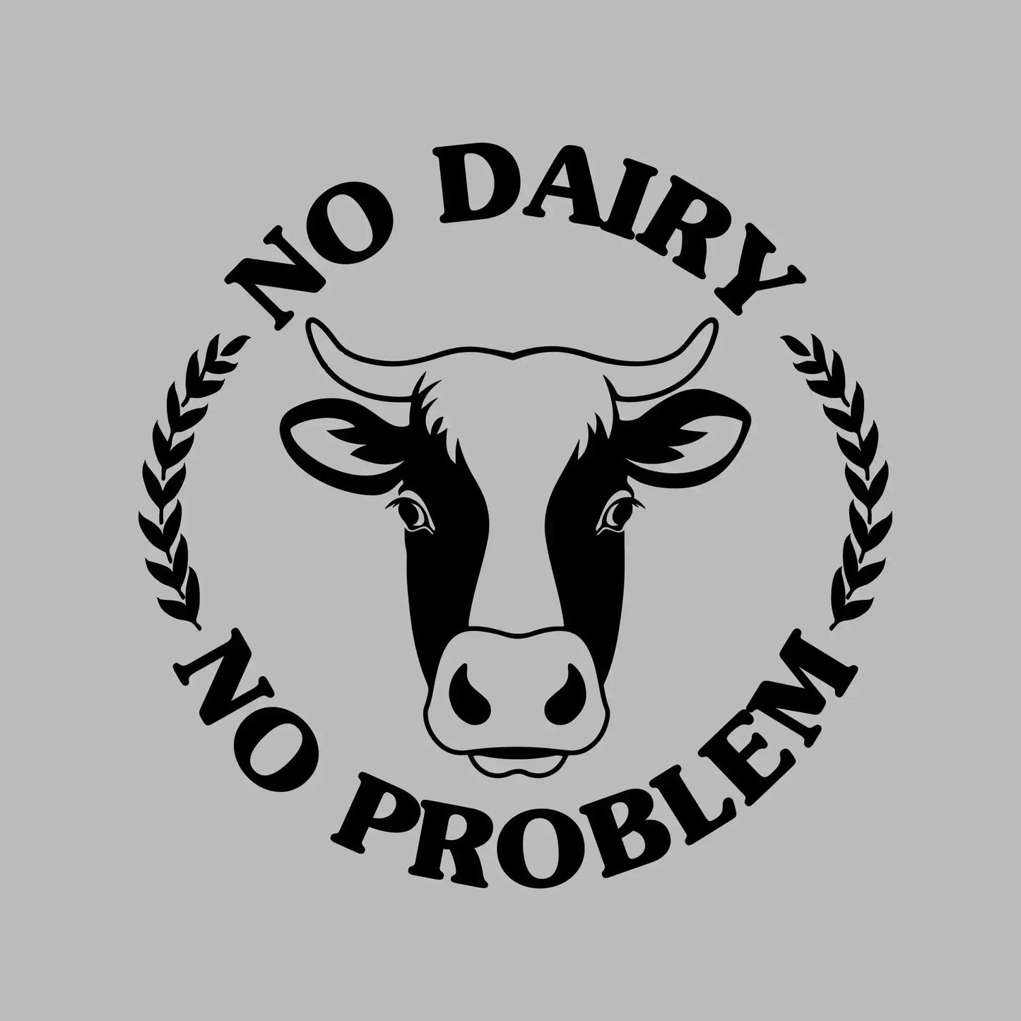 No dairy No problem - Vegan Themed T-Shirt-Blue-S-Custom One Express
