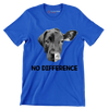 No difference - Vegan Themed T-Shirt-Blue-S-Custom One Express