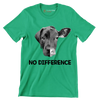 No difference - Vegan Themed T-Shirt-Green-S-Custom One Express