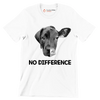 No difference - Vegan Themed T-Shirt-White-S-Custom One Express