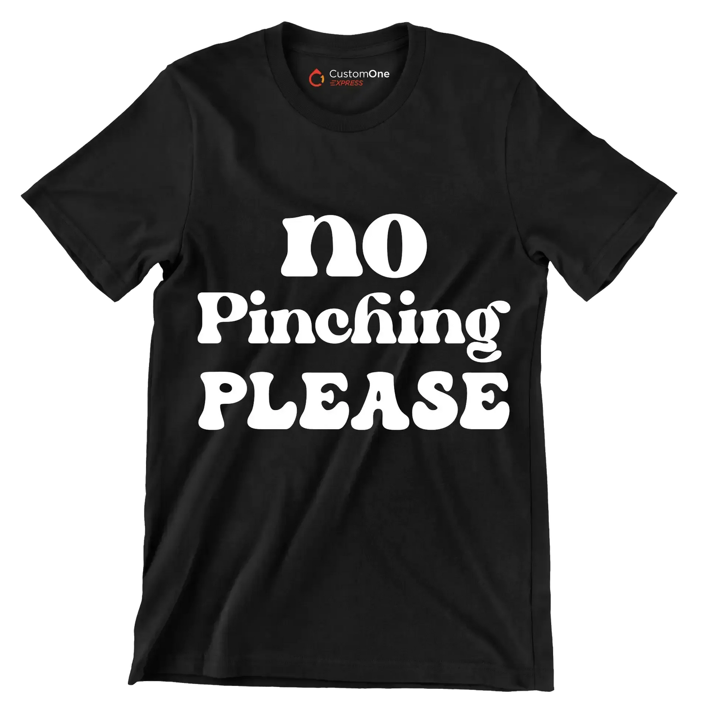 No pinching please - St. Patrick's Day T-Shirt-Black-S-Custom One Express