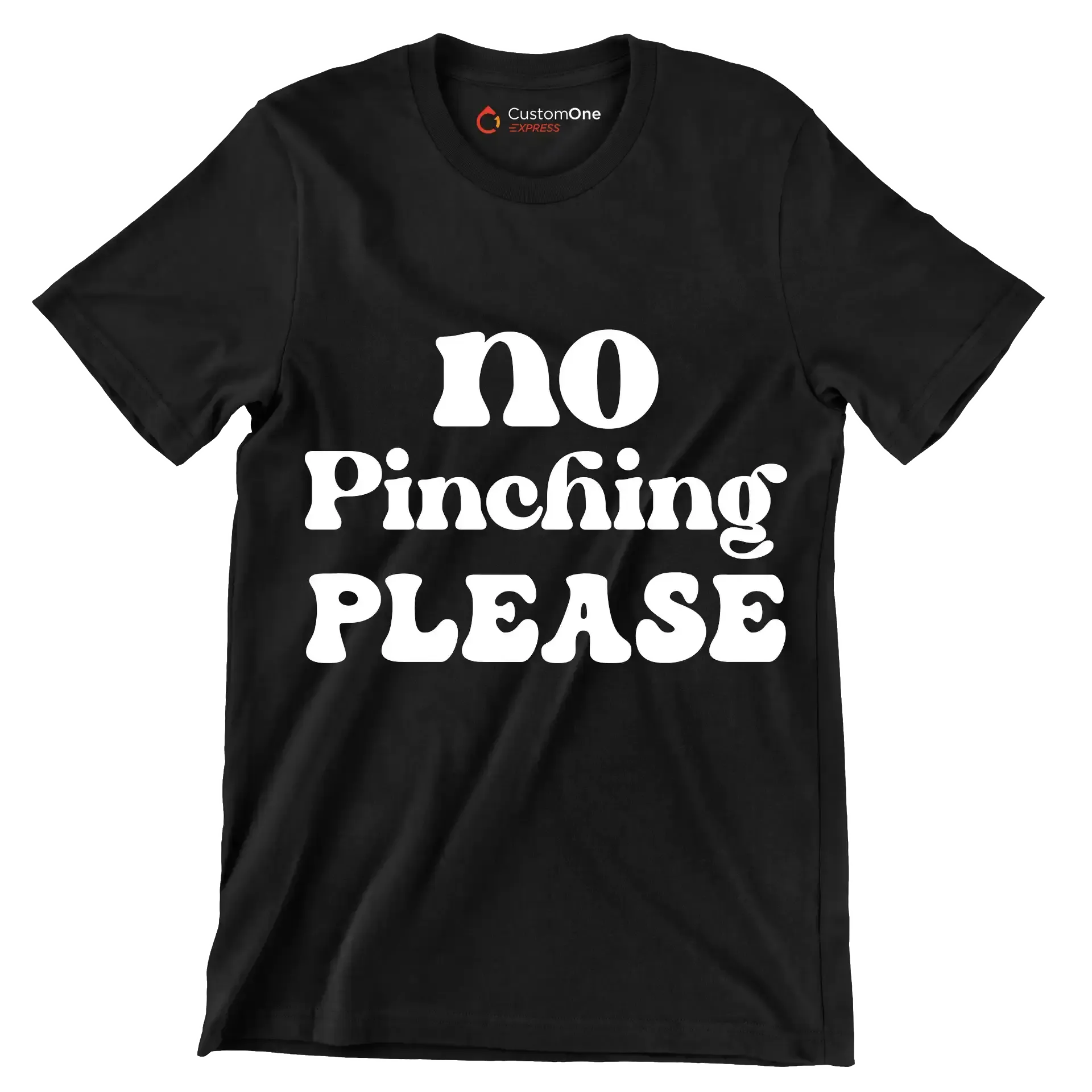 No pinching please - St. Patrick's Day T-Shirt-Black-S-Custom One Express