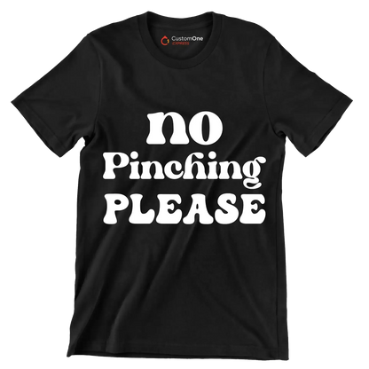 No pinching please - St. Patrick's Day T-Shirt-Black-S-Custom One Express