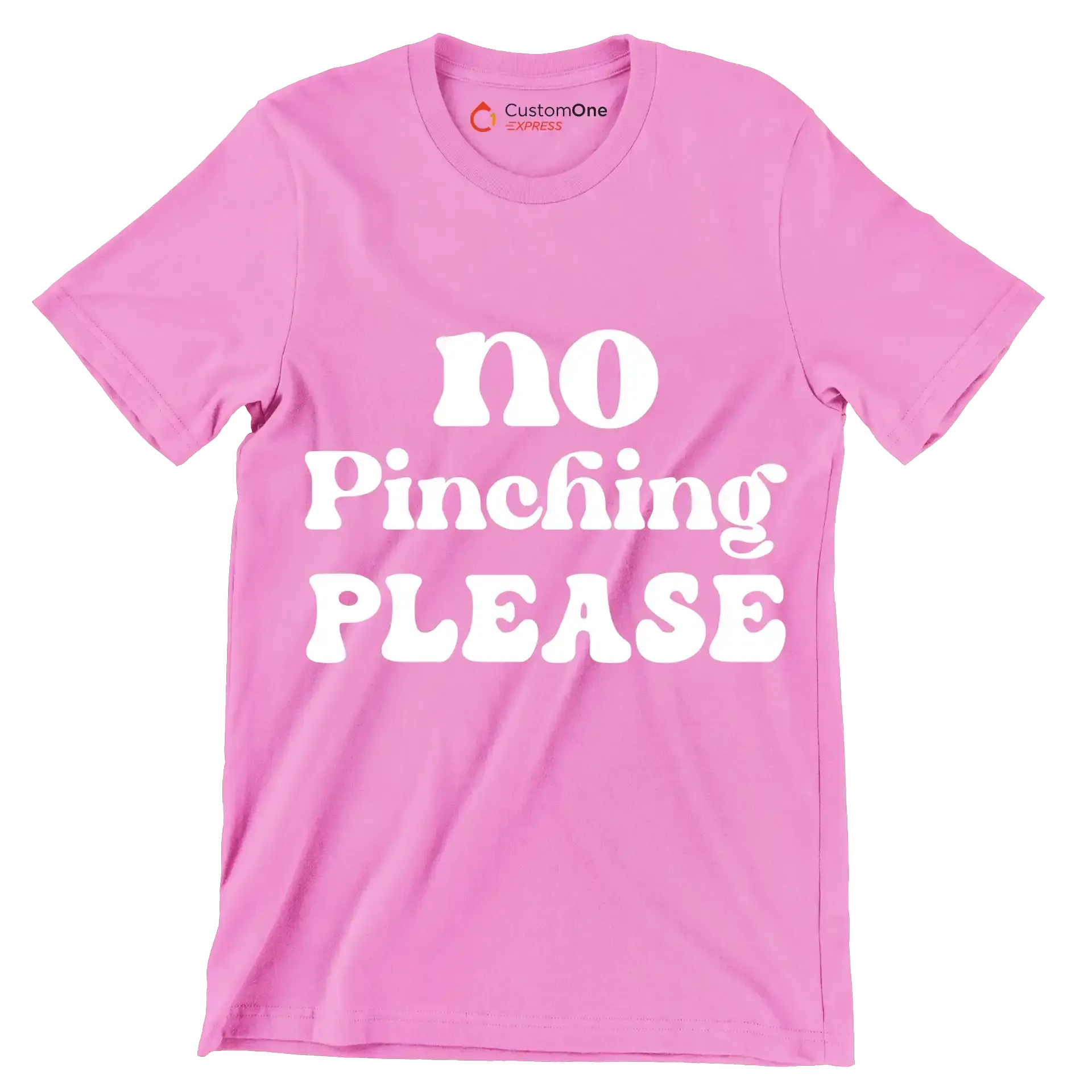 No pinching please - St. Patrick's Day T-Shirt-Pink-S-Custom One Express
