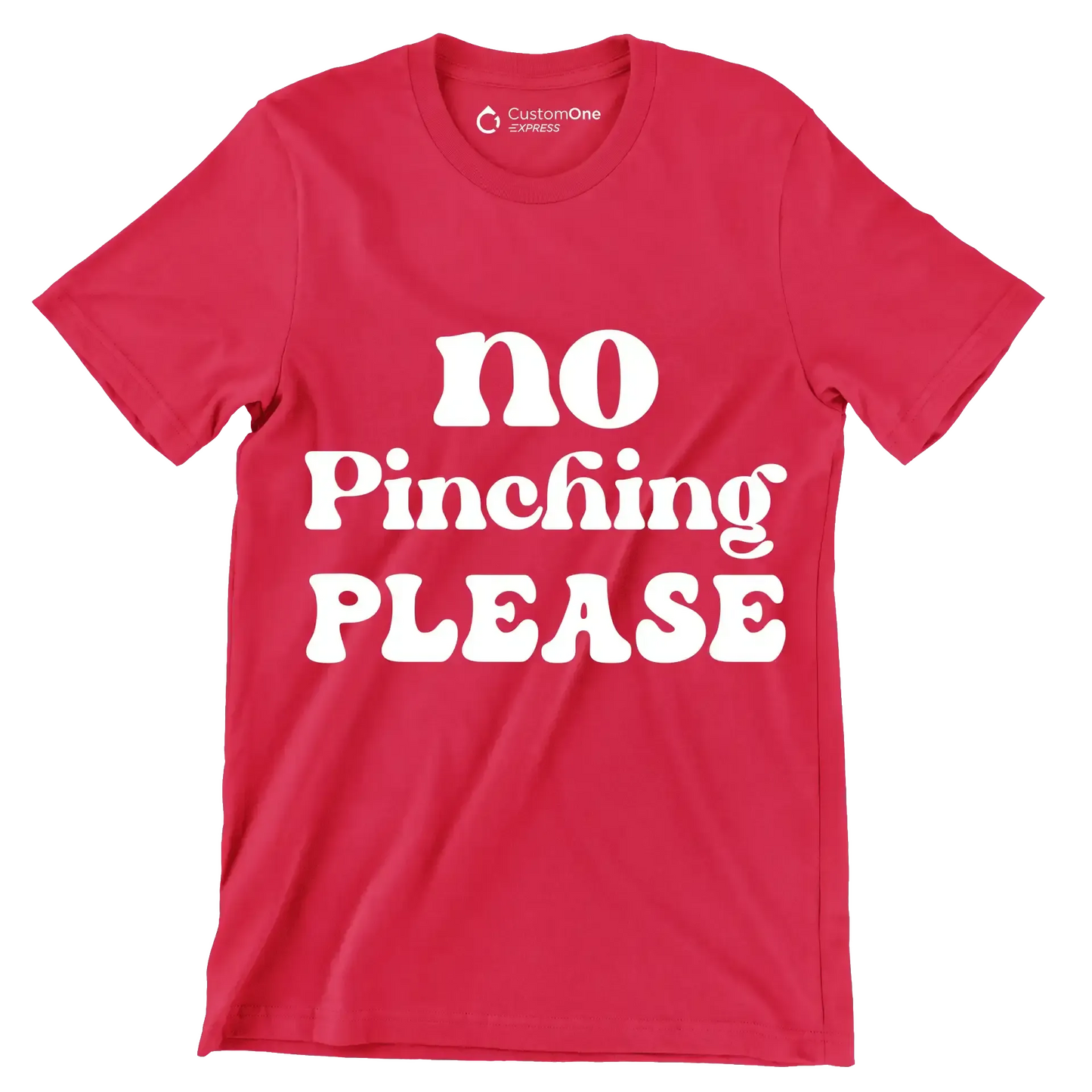 No pinching please - St. Patrick's Day T-Shirt-Red-S-Custom One Express